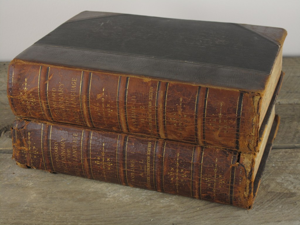 Antique Leather Dictionary